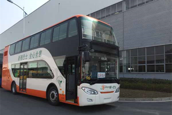 中車時(shí)代電動(dòng)TEG6111EHEV01雙層公交車（柴油/電混動(dòng)國(guó)五10-68座）